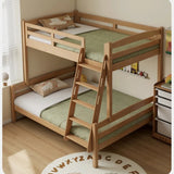 Beech, Birch solid wood children's bunk bed white detachable bed.