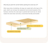 Beech Solid Wood Children's Bed<