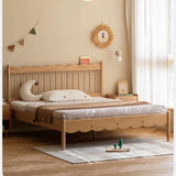 Oak solid wood children's bed<