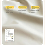 Children's Bed Modern Simple White Cream organic leather<