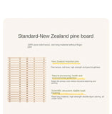 Children's Bed Modern Simple White Cream organic leather<