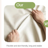 Children's Bed Modern Simple White Cream organic leather<