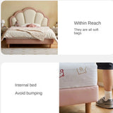 Organic Leather kid's Bed princess bed<