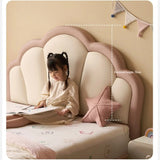 Organic Leather kid's Bed princess bed<