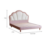 Organic Leather kid's Bed princess bed<