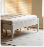 Poplar Solid Wood High Headboard Children's Bed.