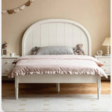 Poplar Solid Wood High Headboard Children's Bed.