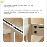 Poplar Solid Wood High Headboard Children's Bed.