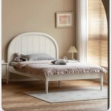 Poplar Solid Wood High Headboard Children's Bed.