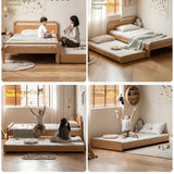 Beech Solid wood Space-saving bunk bed , mother's helper bed<