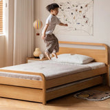 Beech Solid wood Space-saving bunk bed , mother's helper bed<