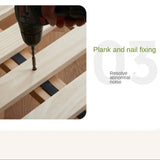 Beech Solid wood Space-saving bunk bed , mother's helper bed<