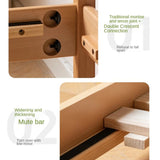 Beech Solid wood Space-saving bunk bed , mother's helper bed<