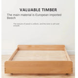 Beech Solid wood Space-saving bunk bed , mother's helper bed<