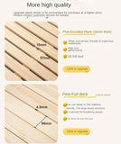 Beech Solid wood Space-saving bunk bed , mother's helper bed<