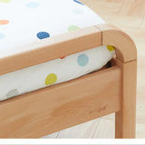 Beech Solid wood Space-saving bunk bed , mother's helper bed<