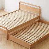 Beech Solid wood Space-saving bunk bed , mother's helper bed<