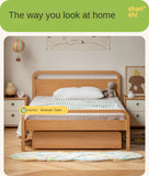 Beech Solid wood Space-saving bunk bed , mother's helper bed<