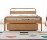 Beech Solid wood Space-saving bunk bed , mother's helper bed<