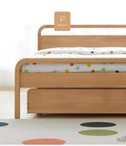 Beech Solid wood Space-saving bunk bed , mother's helper bed<