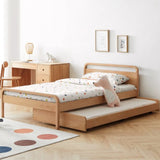 Beech Solid wood Space-saving bunk bed , mother's helper bed<