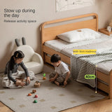 Beech Solid wood Space-saving bunk bed , mother's helper bed<