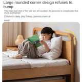 Beech Solid wood Space-saving bunk bed , mother's helper bed<