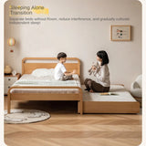 Beech Solid wood Space-saving bunk bed , mother's helper bed<