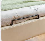 Organic leather Сhildren's bed cream bed<