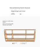 Organic leather Сhildren's bed cream bed<