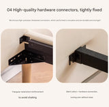 Organic leather Сhildren's bed cream bed<