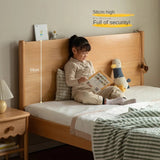 Beech solid wood Bed simple boys and girls<