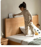 Beech solid wood Bed simple boys and girls<
