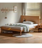 Beech solid wood Bed simple boys and girls<