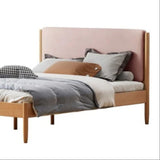 Beech solid wood Bed simple boys and girls<