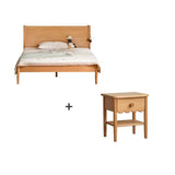 Beech solid wood Bed simple boys and girls<