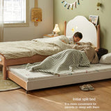 Beech solid wood Kids bed multi-functional bunk bed<