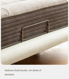 Сream style Organic Leather kid's Cloud Bed, suspended bed<