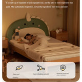 Organic Leather Children's Dinosaur Bed Cartoon Bed<