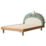 Organic Leather Children's Dinosaur Bed Cartoon Bed<