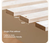 Cream style Organic Leather kid's Bed<