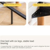 Cream style Organic Leather kid's Bed<