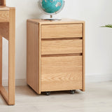 Oak Children's Modern Study Table Can Be Raised and Lowered