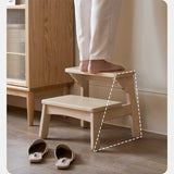 Birch Solid Wood Kids's Multifunctional Low Foot Stool