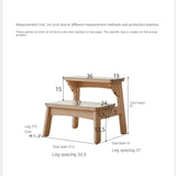 Birch Solid Wood Kids's Multifunctional Low Foot Stool