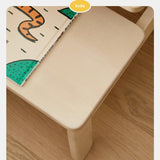 Birch Solid Wood Kids's Multifunctional Low Foot Stool