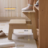 Birch Solid Wood Kids's Multifunctional Low Foot Stool