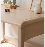 Birch solid wood  Children's Handmade Table Writing Desk