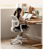 Children's Lifted and Adjusted Chair.