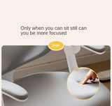 Children's Lifted and Adjusted Chair.